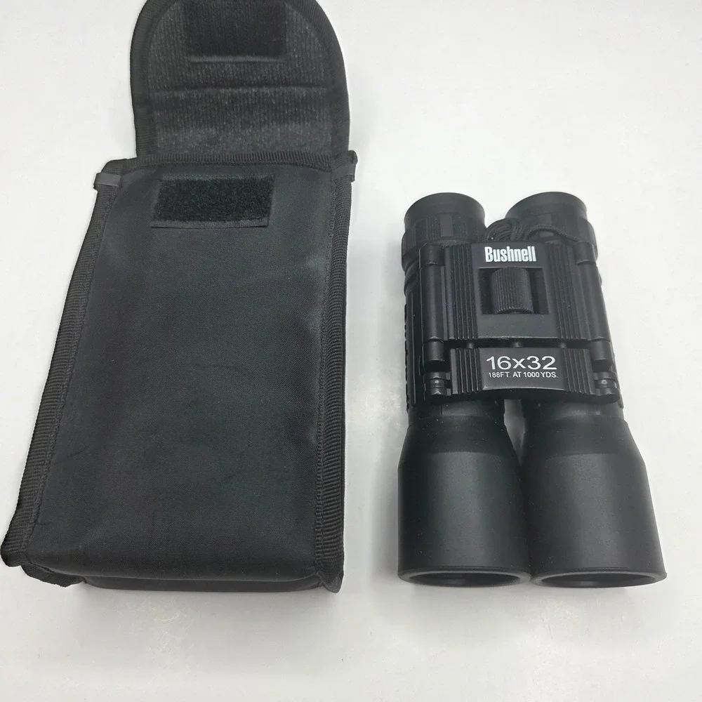 Bushnell Binoculars 16x32 Compact Black 188FT at 1000YDS with Case Travel